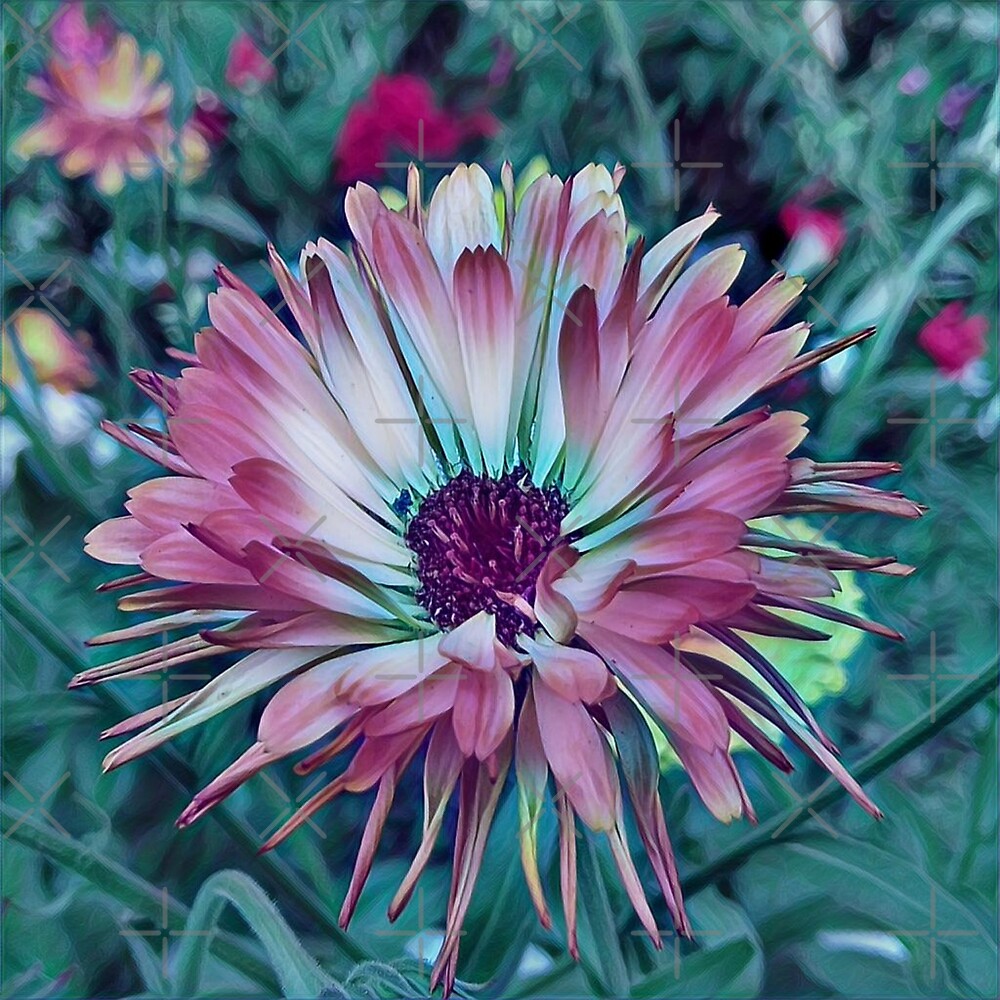 "A beautiful flower in the garden of Eden" by Illustroid Inc. Redbubble