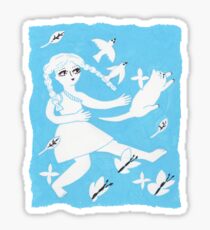 Falling leaves Sticker