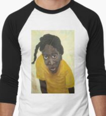 Jamaican school girl Men's Baseball ¾ T-Shirt
