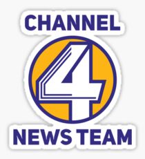 Anchorman - Channel 4 News Team Sticker