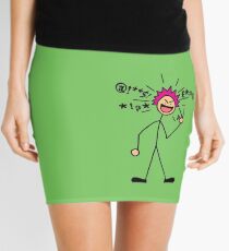 Spikes Mini Skirt
