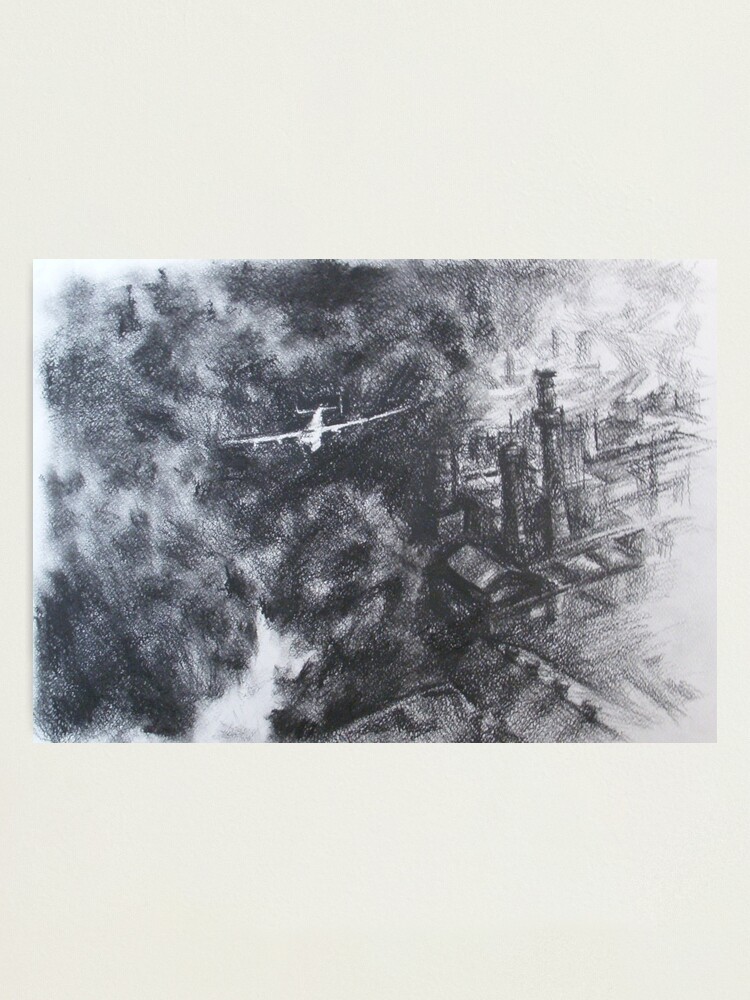 Alternate view of In smoke Photographic Print