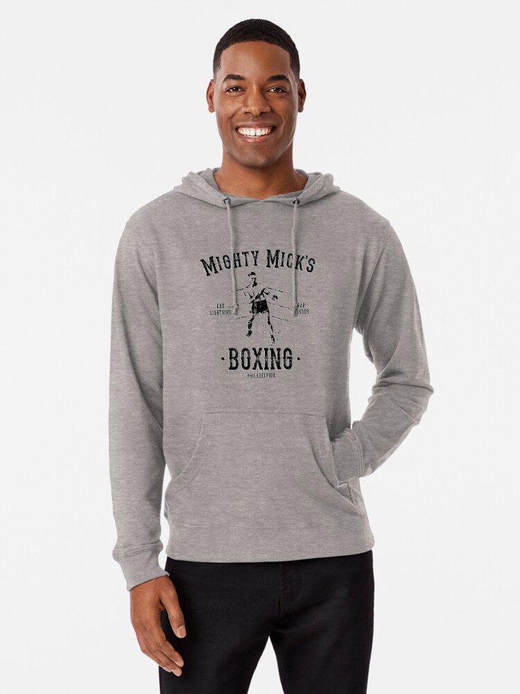 mighty mick's boxing sleeveless hoodie