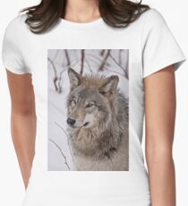 Timber Wolf Women's Fitted T-Shirt