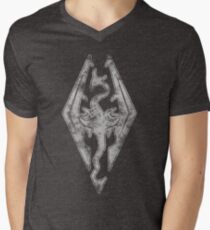 Skyrim Logo V-Neck T-Shirt
