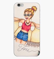 Vinilo o funda para iPhone Deja ir y ser libre