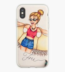 Vinilo o funda para iPhone Deja ir y ser libre