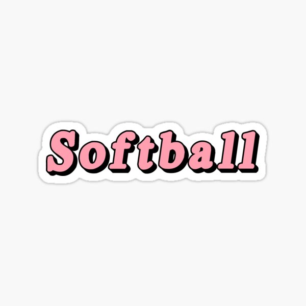 Softball Stickers Redbubble