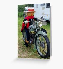 Scarecrow on the Bike Greeting Card