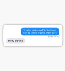 #Chemistry Sticker