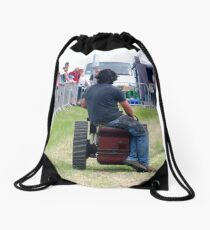 Back of The Engine Drawstring Bag