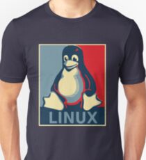 Linux tux penguin obama poster Unisex T-Shirt