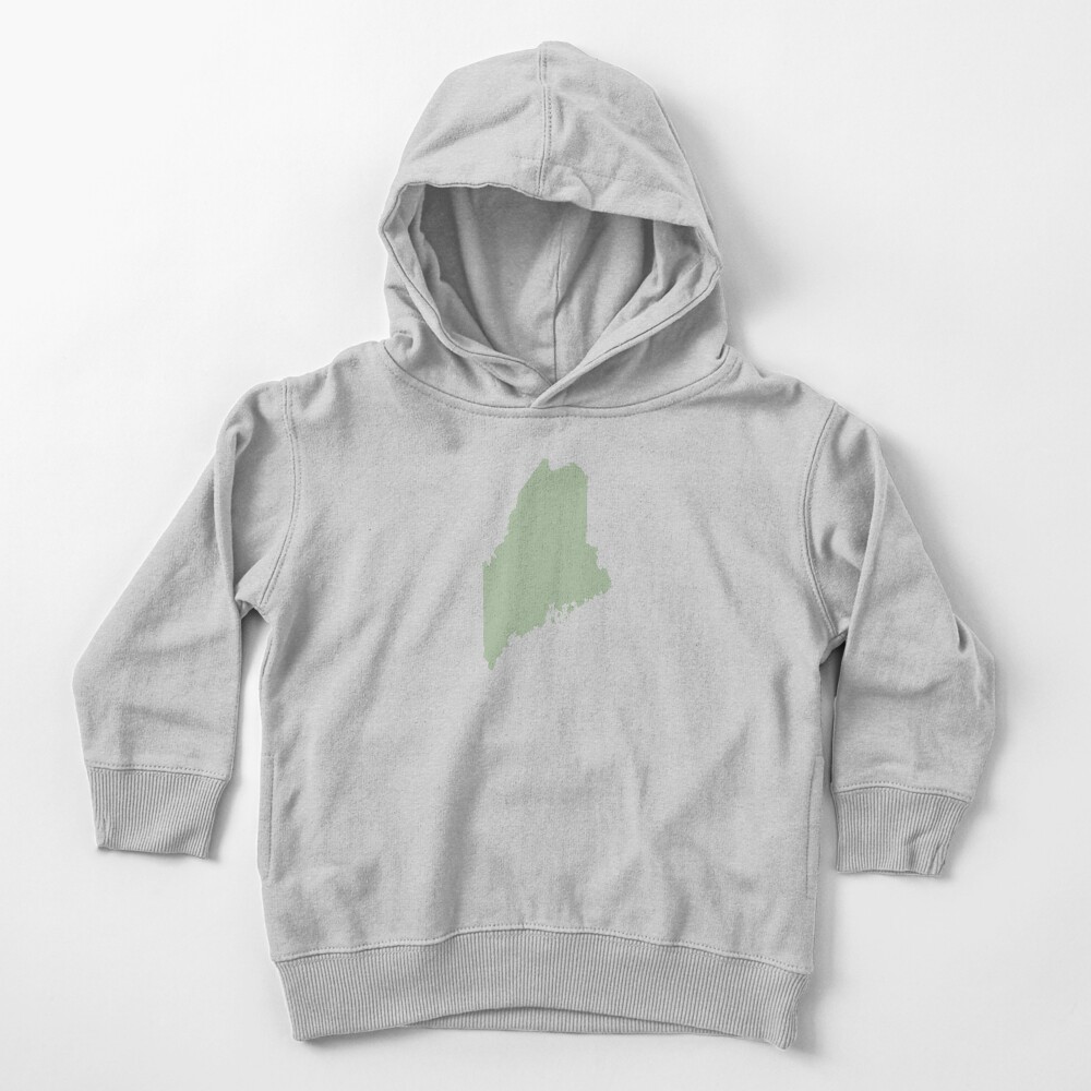 Maine Love in Sage Toddler Pullover Hoodie
