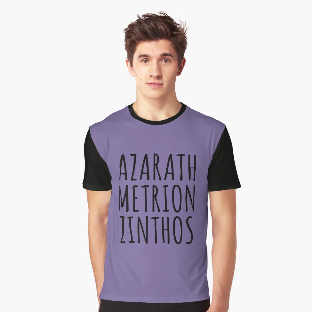 "Azarath, Metrion, Zinthos!" T-shirt by ashraae | Redbubble