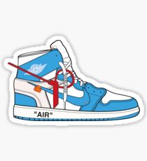 Jordan x Off White UNC Sticker