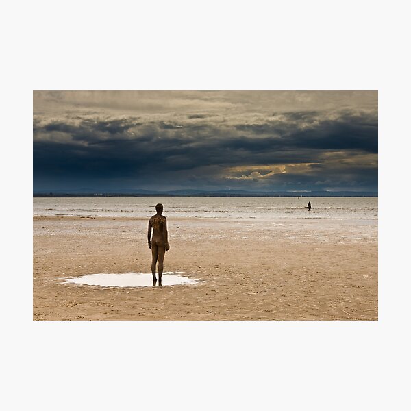 Crosby Beach - Anthony Gormley Statues Photographic Print