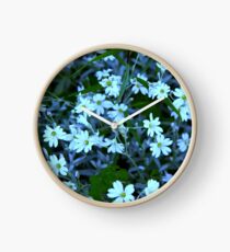 Flower Color Collection Clock