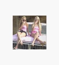 Paris Hilton and Nicole Richie Art Board Print