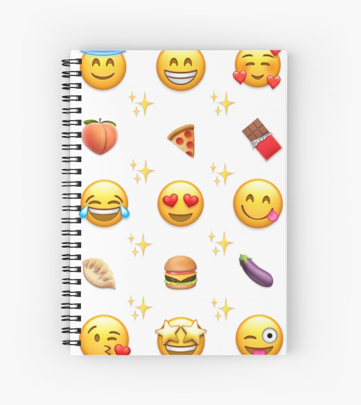 "Emojis" Spiral Notebook by OsxarrPhotos Redbubble