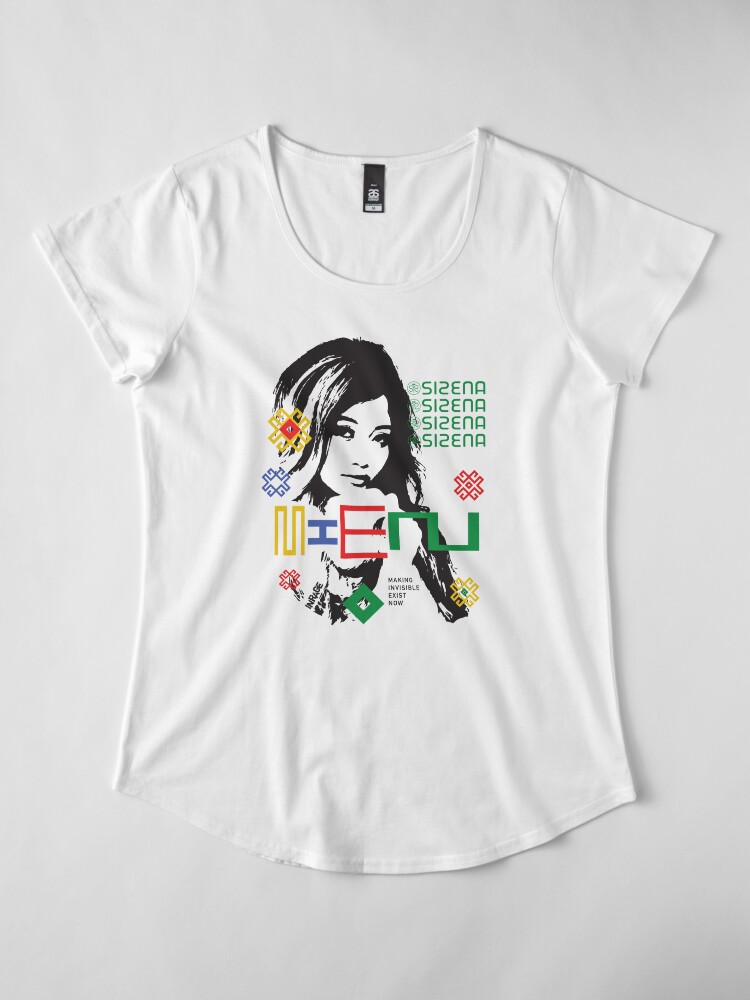 Alternate view of Sirena — M.I.E.N Premium Scoop T-Shirt