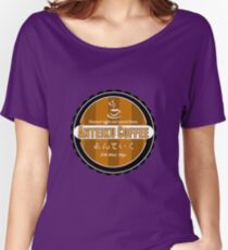 Camiseta ancha para mujer Café Anteiku