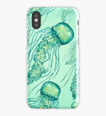 - Watercolor Jellyfish pattern - iPhone Case