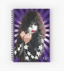 Kiss Paul Stanley vector pop art Spiral Notebook
