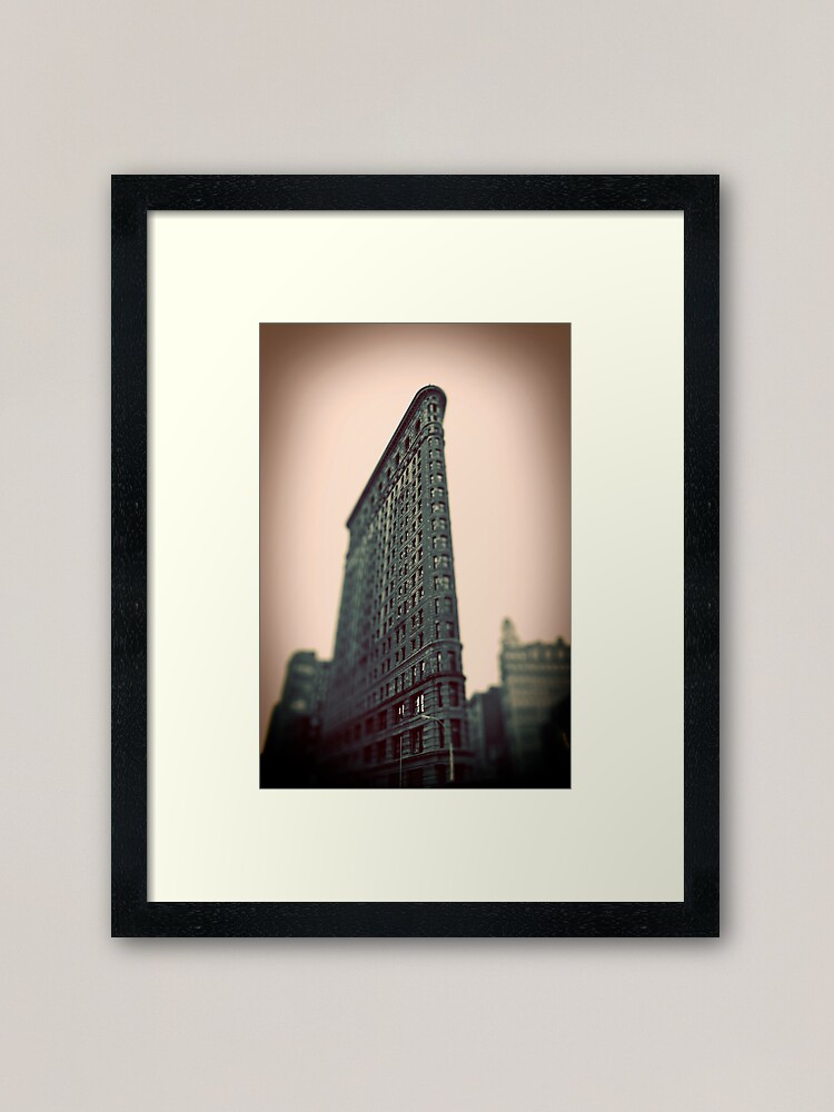 Alternate view of Flat Iron Building - NYC Framed Art Print