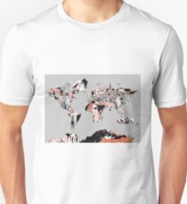 World Map landmarks 6 Unisex T-Shirt