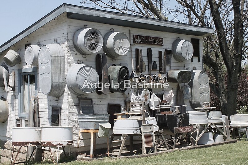 "The Old Wash House" by Angela Bashline Redbubble