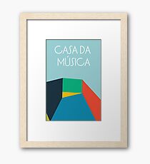 Casa da Música Gerahmtes Wandbild
