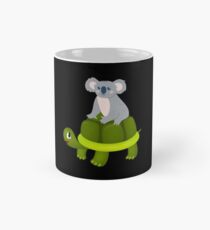 Koala Riding Turtle Gift Classic Mug