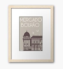 Mercado Bolhão Gerahmtes Wandbild