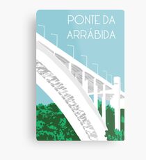 Ponte Arrábida Metalldruck