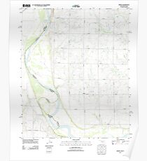 USGS TOPO Map Texas OK Irving 20121105 TM Poster