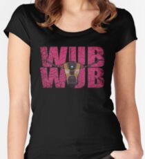 96.5% MORE WUB WUB Women's Fitted Scoop T-Shirt