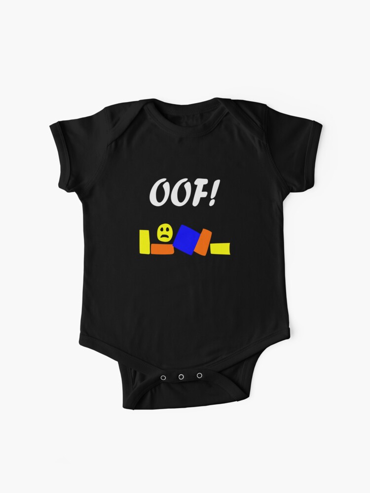 Roblox Oof Baby One Piece By Tshirtsbyms Redbubble - baby roblox shirt