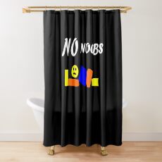 Noobs Shower Curtains Redbubble - cool zed graffiti roblox