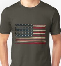 Camiseta unisex Bandera de béisbol de Estados Unidos