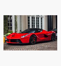 Ferrari LaFerrari In Red Photographic Print