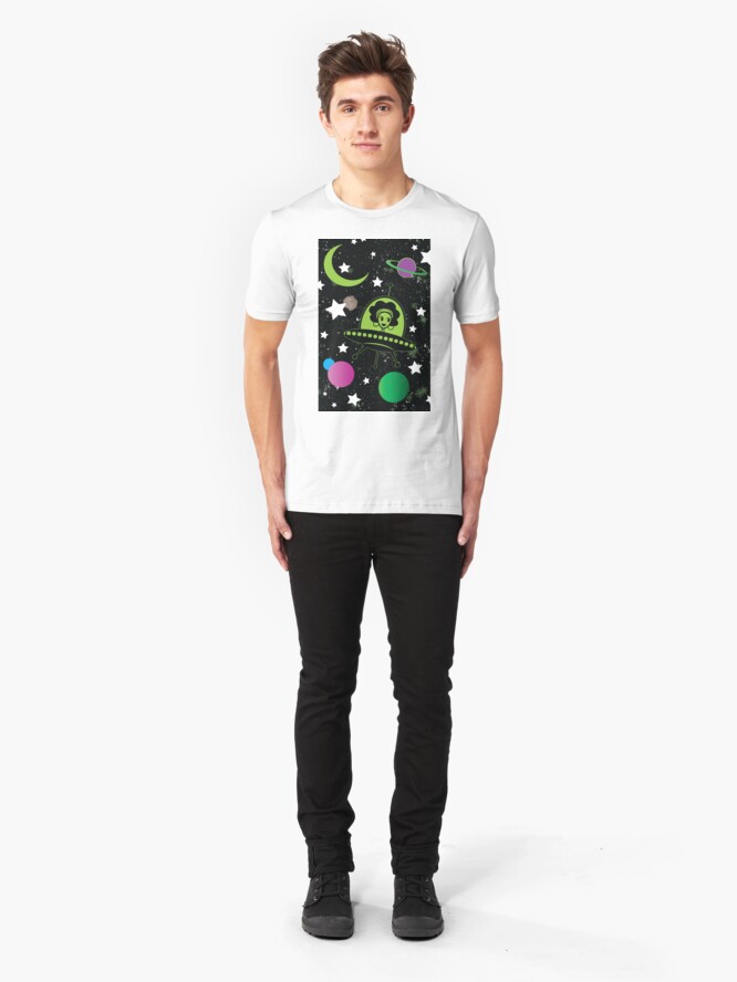 Alternate view of Afro Alien Slim Fit T-Shirt