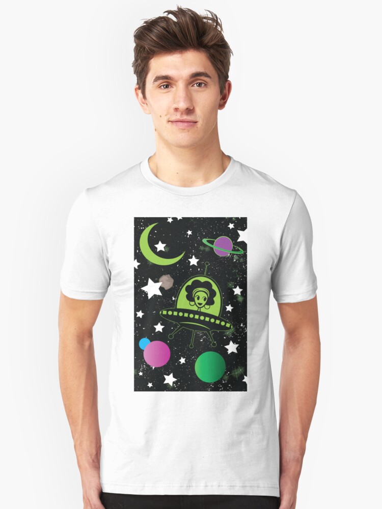 Alternate view of Afro Alien Slim Fit T-Shirt
