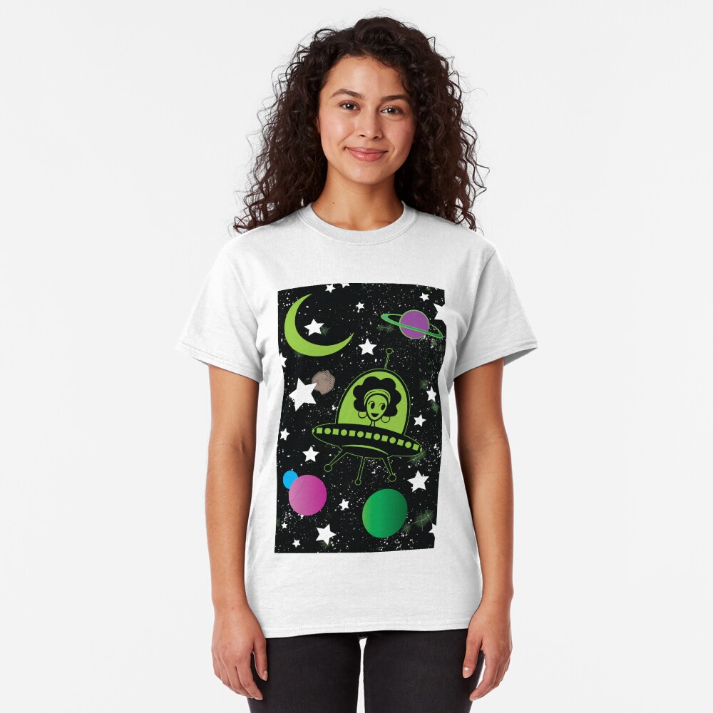 Afro Alien Classic T-Shirt