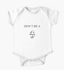 Sei kein Trottel (Physik-Witz) Baby Body Kurzarm