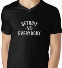 Detroit VS Everybody | White Men's V-Neck T-Shirt