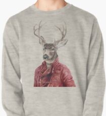 Hirsch aus Leder Sweatshirt