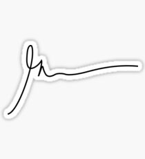 Pegatina Gary Vaynerchuk / Gary Vee - Firma - BLANCO