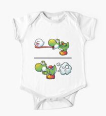 Body de manga corta para bebé Farting Yoshi