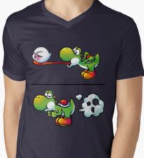 Furzing Yoshi T-Shirt mit V-Ausschnitt