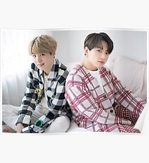Póster BTS YoonKook - Jungkook y Suga